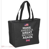 Make America Great Britain Again W Flags Tote Bag thumb 2