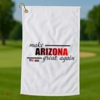 Make Arizona Great Again Golf Towel thumb 1