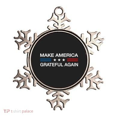 Make America Grateful Again Funny Patriotic Thanksgiving Usa Ornament