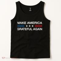 Make America Grateful Again Funny Patriotic Thanksgiving Usa Tank Top thumb 2