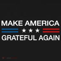 Make America Grateful Again Funny Patriotic Thanksgiving Usa Visor thumb 3