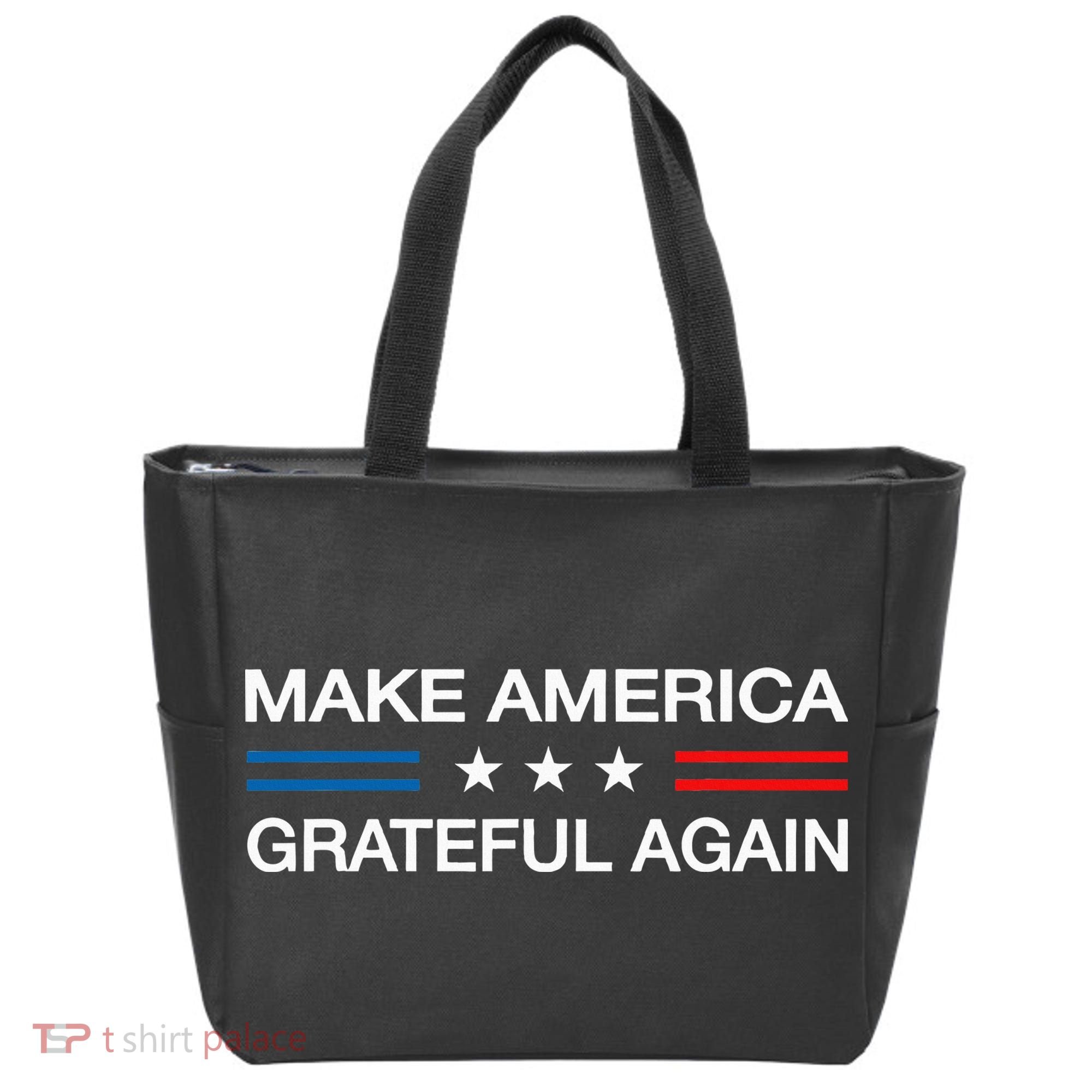 Make America Grateful Again Funny Patriotic Thanksgiving Usa Tote Bag