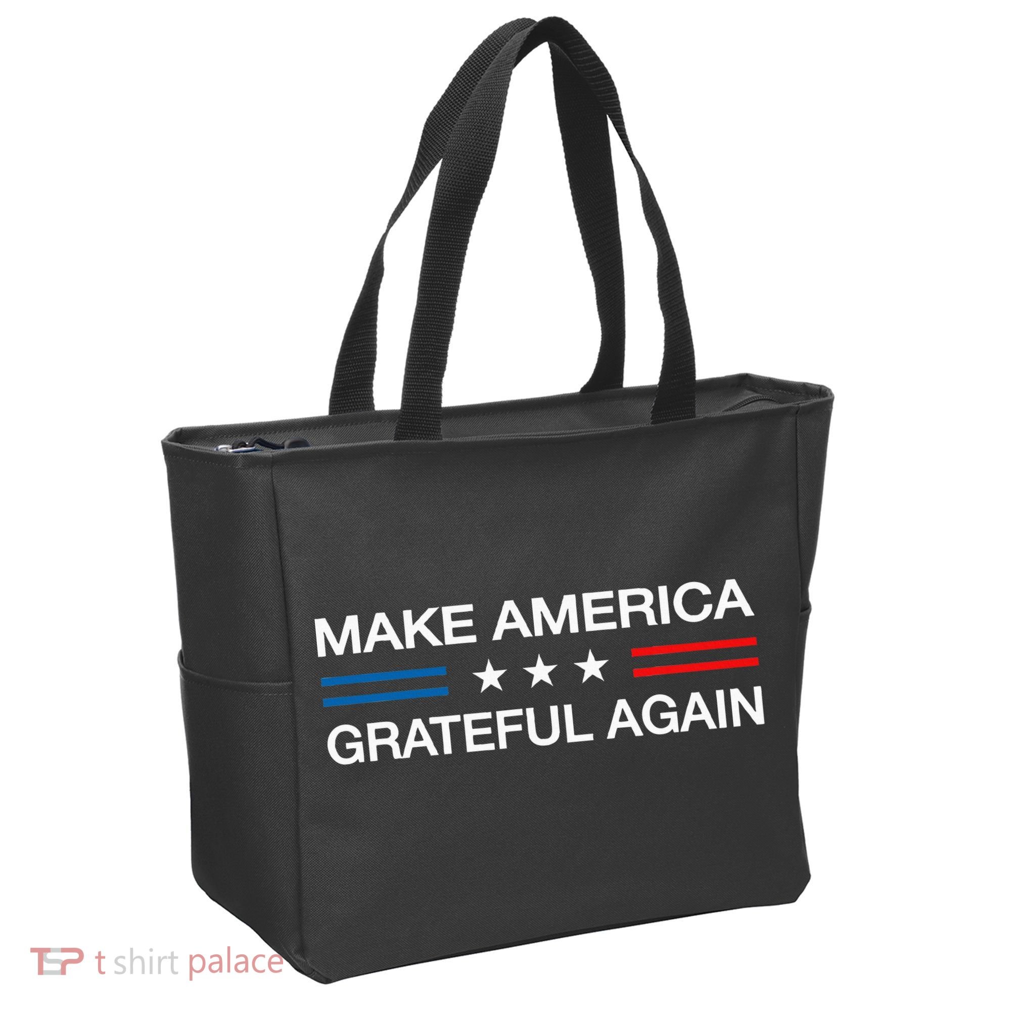 Make America Grateful Again Funny Patriotic Thanksgiving Usa Tote Bag