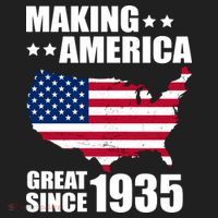 Making America Great Since 1935 Birthday Women's Sweatshirt thumb 2