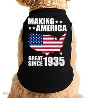 Making America Great Since 1935 Birthday Doggie Tank thumb 0