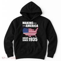 Making America Great Since 1935 Birthday Hoodie thumb 0