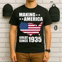 Making America Great Since 1935 Birthday T-Shirt thumb 6