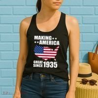 Making America Great Since 1935 Birthday Women's Tank Top thumb 2