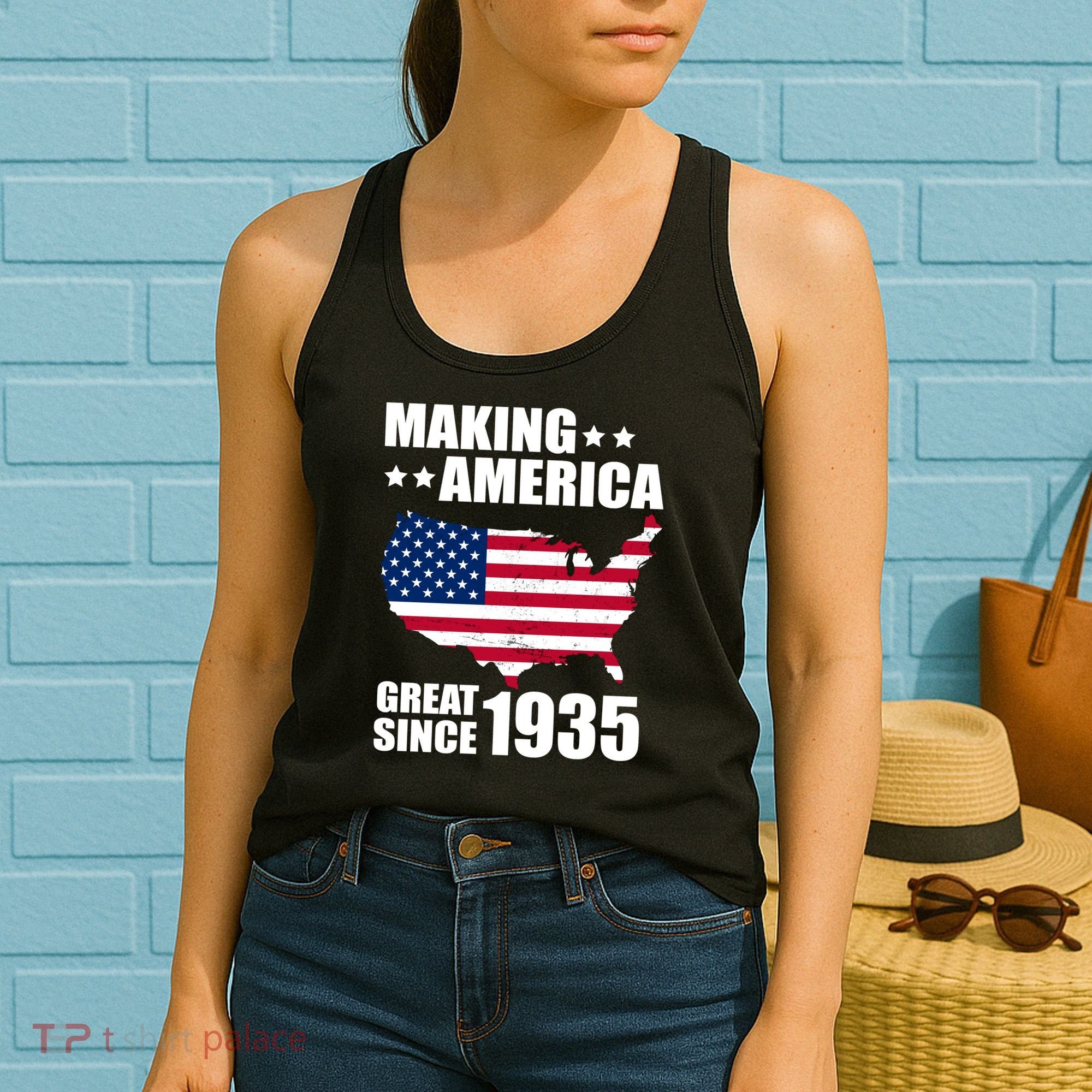 Making America Great Since 1935 Birthday Women's Tank Top