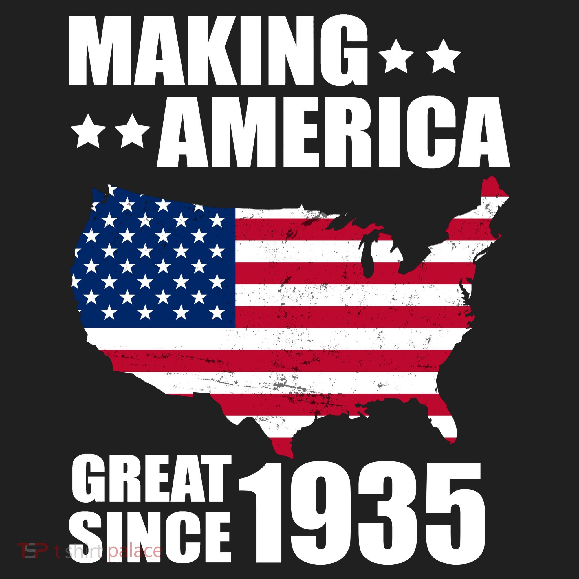 Making America Great Since 1935 Birthday Golf Towel