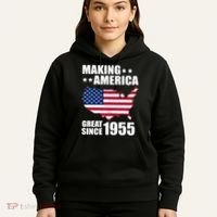 Making America Great Since 1955 Birthday Hoodie thumb 5