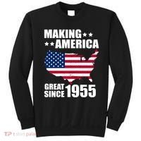 Making America Great Since 1955 Birthday Sweatshirt thumb 0
