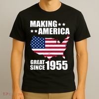 Making America Great Since 1955 Birthday T-Shirt thumb 3