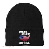 Making America Great Since 1955 Birthday Beanie thumb 0