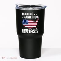 Making America Great Since 1955 Birthday Tumbler thumb 0