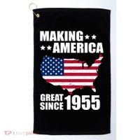Making America Great Since 1955 Birthday Golf Towel thumb 0