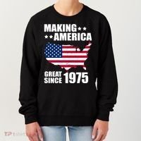 Making America Great Since 1975 Birthday Women's Sweatshirt thumb 0