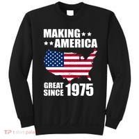 Making America Great Since 1975 Birthday Sweatshirt thumb 0