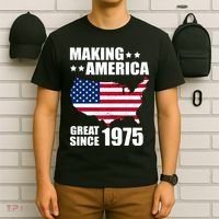 Making America Great Since 1975 Birthday T-Shirt thumb 6
