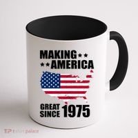 Making America Great Since 1975 Birthday Coffee Mug thumb 1