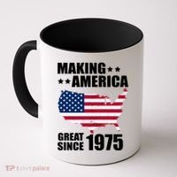 Making America Great Since 1975 Birthday Coffee Mug thumb 0