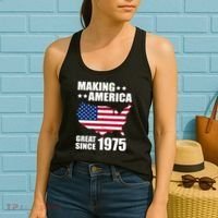 Making America Great Since 1975 Birthday Women's Tank Top thumb 2