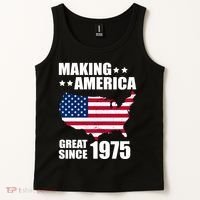 Making America Great Since 1975 Birthday Tank Top thumb 2