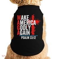 Make America Godly Again Psalm 33 12 Doggie Tank thumb 0