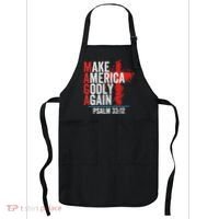 Make America Godly Again Psalm 33 12 Apron thumb 0