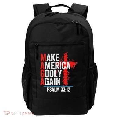 Make America Godly Again Psalm 33 12 Backpack