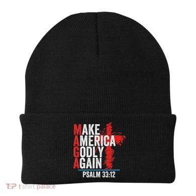 Make America Godly Again Psalm 33 12 Beanie