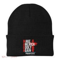 Make America Godly Again Psalm 33 12 Beanie thumb 0
