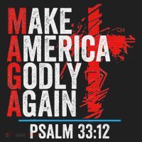 Make America Godly Again Psalm 33 12 Beanie thumb 2