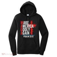 Make America Godly Again Psalm 33 12 Women's Hoodie thumb 0