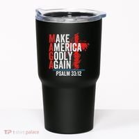 Make America Godly Again Psalm 33 12 Tumbler thumb 0