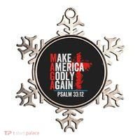 Make America Godly Again Psalm 33 12 Ornament thumb 0