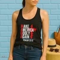 Make America Godly Again Psalm 33 12 Women's Tank Top thumb 2