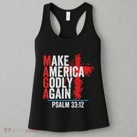 Make America Godly Again Psalm 33 12 Women's Tank Top thumb 3