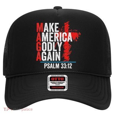 Make America Godly Again Psalm 33 12 Hat