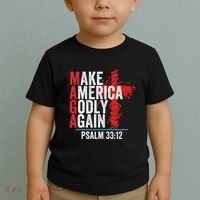 Make America Godly Again Psalm 33 12 Toddler T-Shirt thumb 2