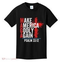 Make America Godly Again Psalm 33 12 Kids T-Shirt thumb 0