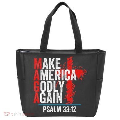 Make America Godly Again Psalm 33 12 Tote Bag