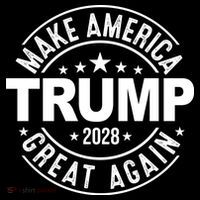 Make America Great Again Trump 2028 Toddler Hoodie thumb 2
