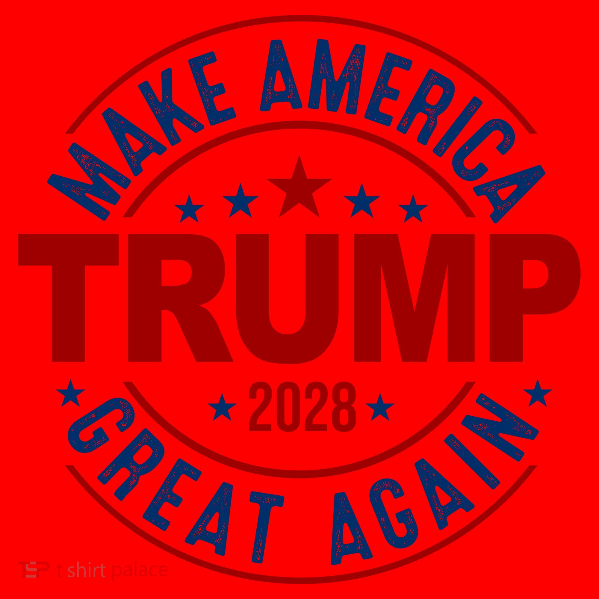 Make America Great Again Trump 2028 Santa Hat