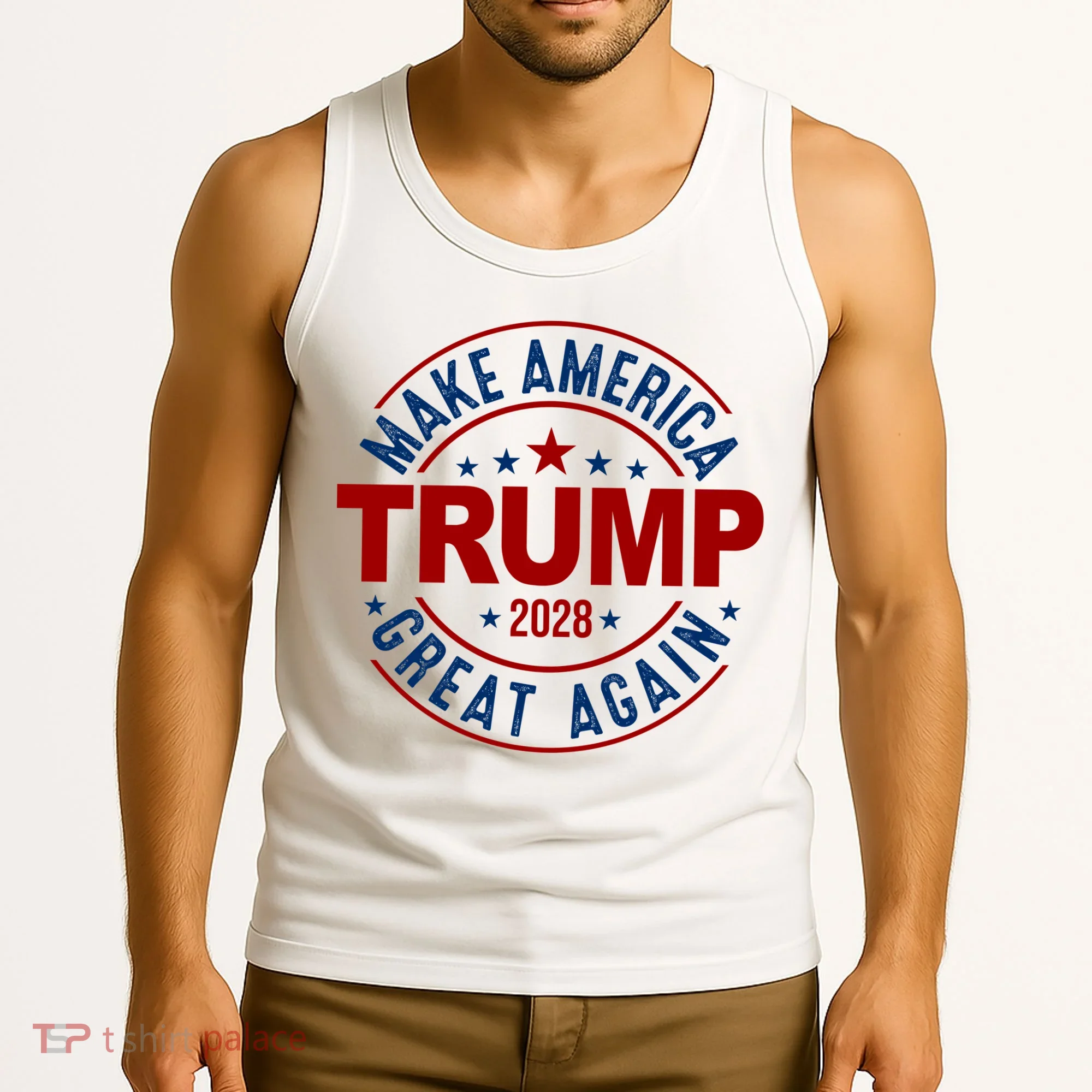 Make America Great Again Trump 2028 Tank Top