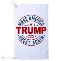 Make America Great Again Trump 2028 Golf Towel thumb 0