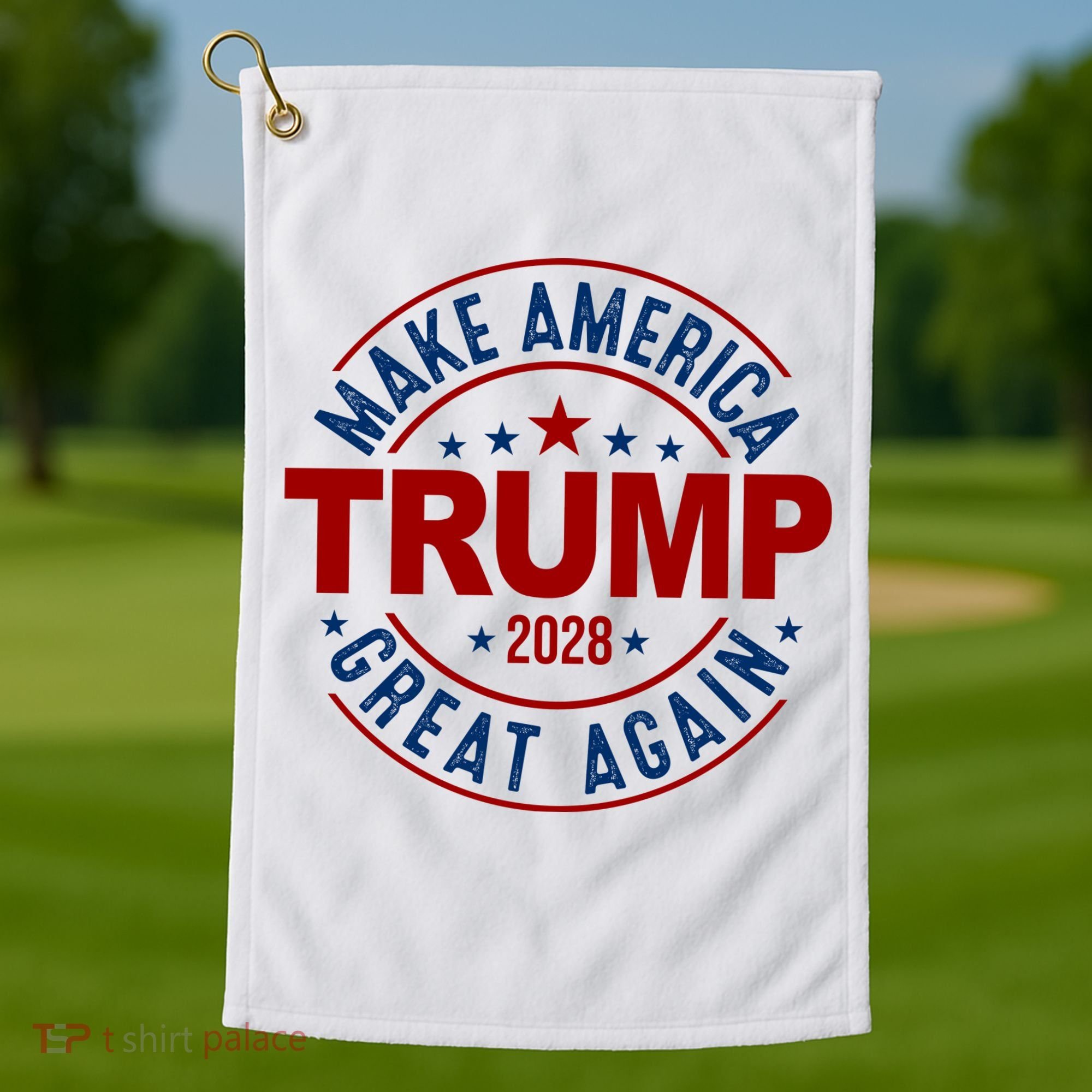Make America Great Again Trump 2028 Golf Towel