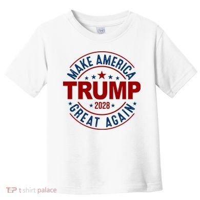 Make America Great Again Trump 2028 Toddler T-Shirt