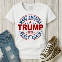 Make America Great Again Trump 2028 Women's T-Shirt thumb 3