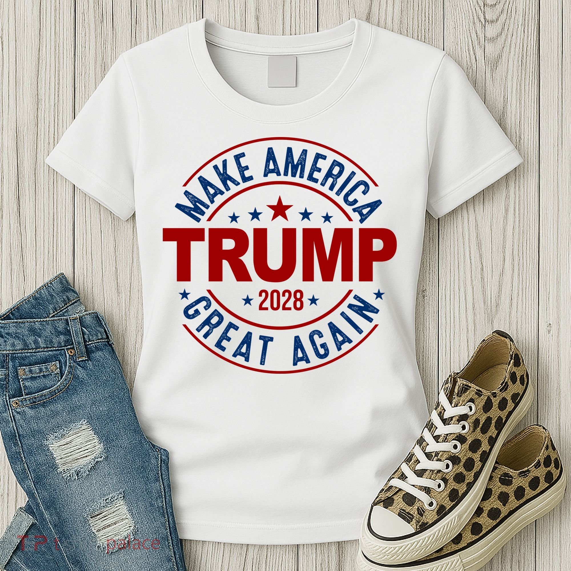 Make America Great Again Trump 2028 Women's T-Shirt